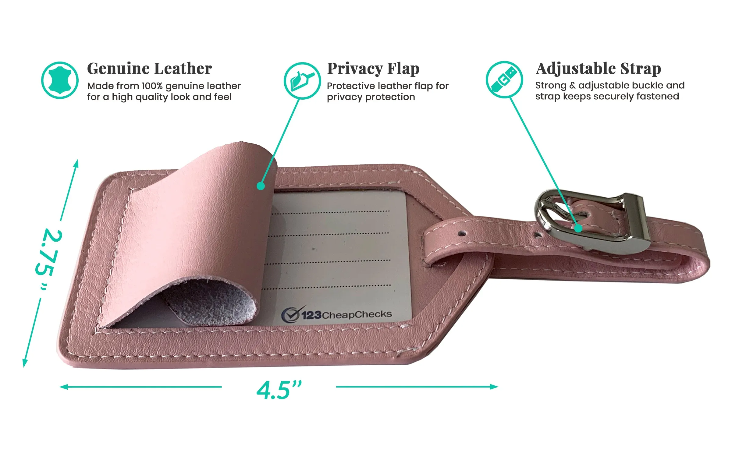Personalized Monogrammed Leather RFID Passport Wallet and Luggage Tag