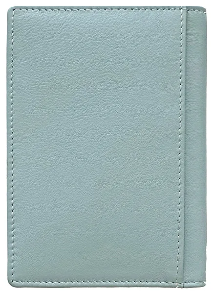 Personalized Monogrammed Leather RFID Passport Wallet and Luggage Tag