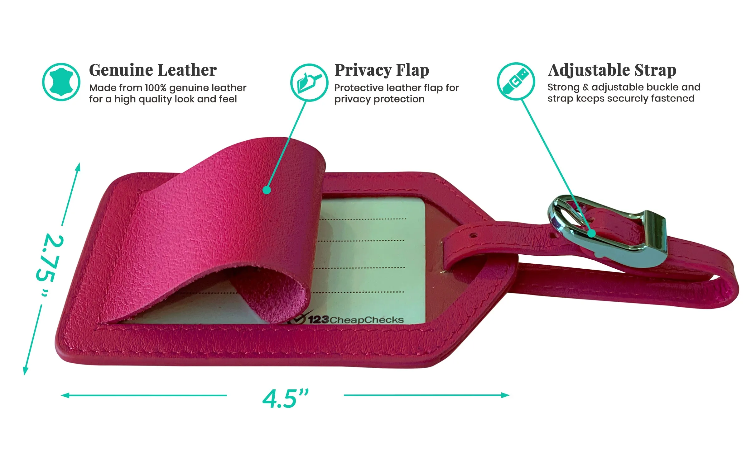 Personalized Monogrammed Leather RFID Passport Wallet and Luggage Tag