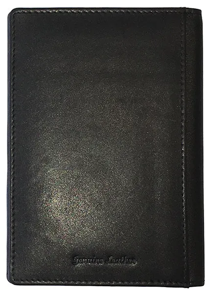 Personalized Monogrammed Leather RFID Passport Wallet and Luggage Tag