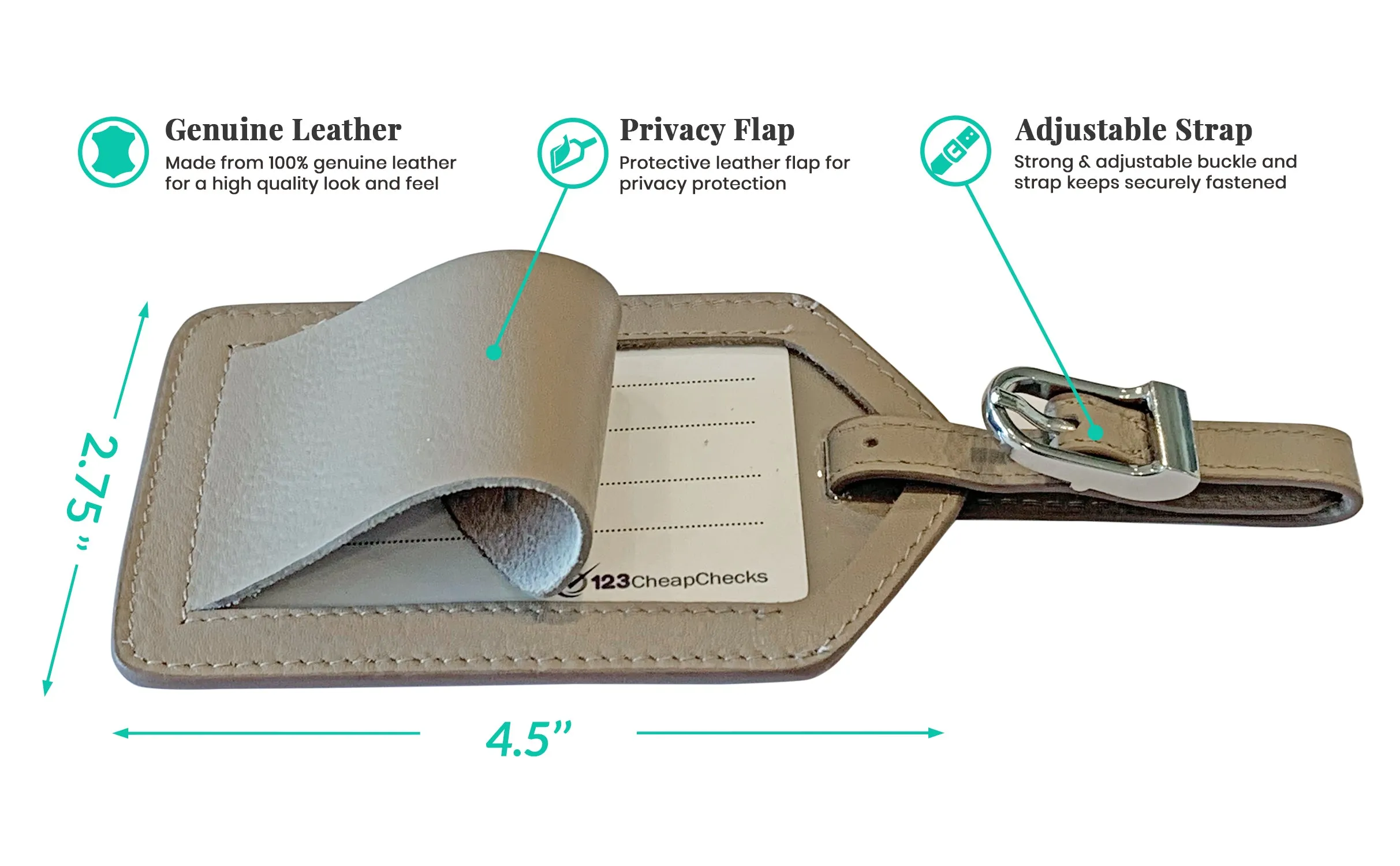 Personalized Monogrammed Leather RFID Passport Wallet and Luggage Tag