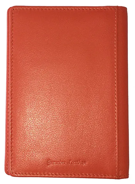 Personalized Monogrammed Leather RFID Passport Wallet and Luggage Tag