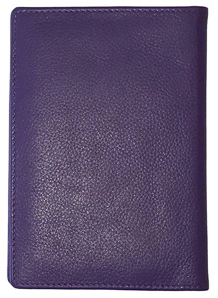 Personalized Monogrammed Leather RFID Passport Wallet and Luggage Tag