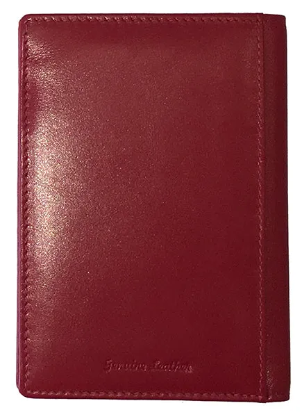 Personalized Monogrammed Leather RFID Passport Wallet and Luggage Tag