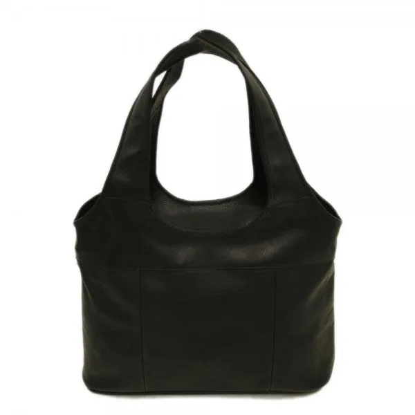Piel Leather Laptop Hobo Bag