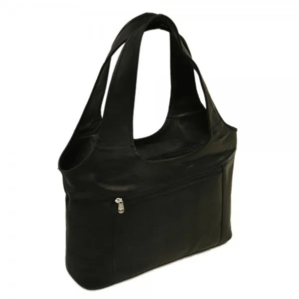 Piel Leather Laptop Hobo Bag