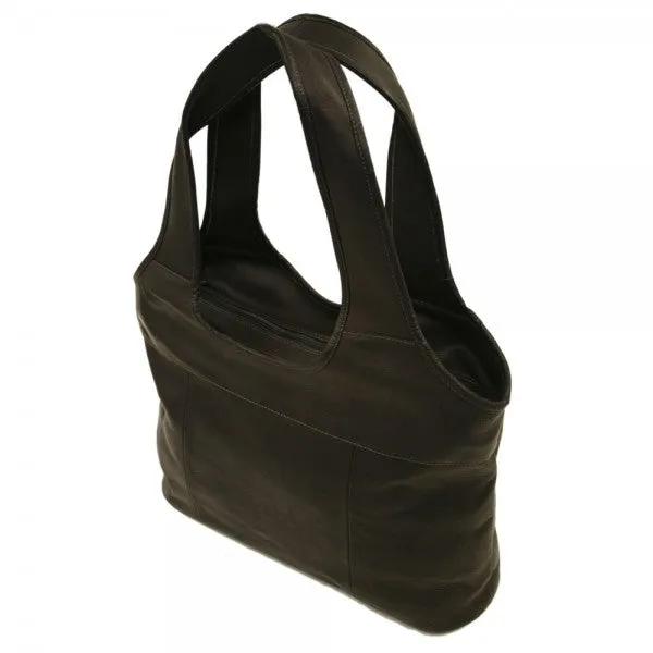 Piel Leather Laptop Hobo Bag