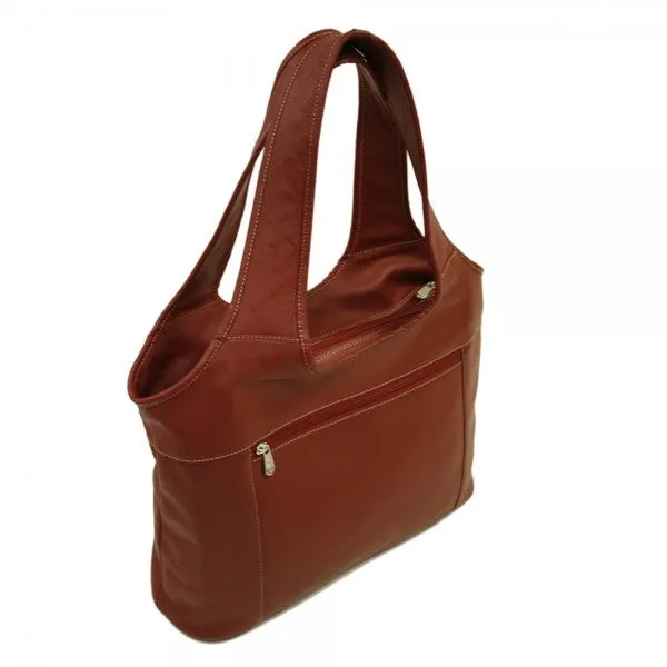 Piel Leather Laptop Hobo Bag