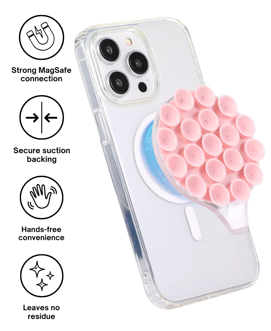 Pink MagSafe Suction Phone Mount