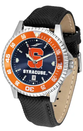 Syracuse Orange Competitor Men’s Watch - AnoChrome - Color Bezel