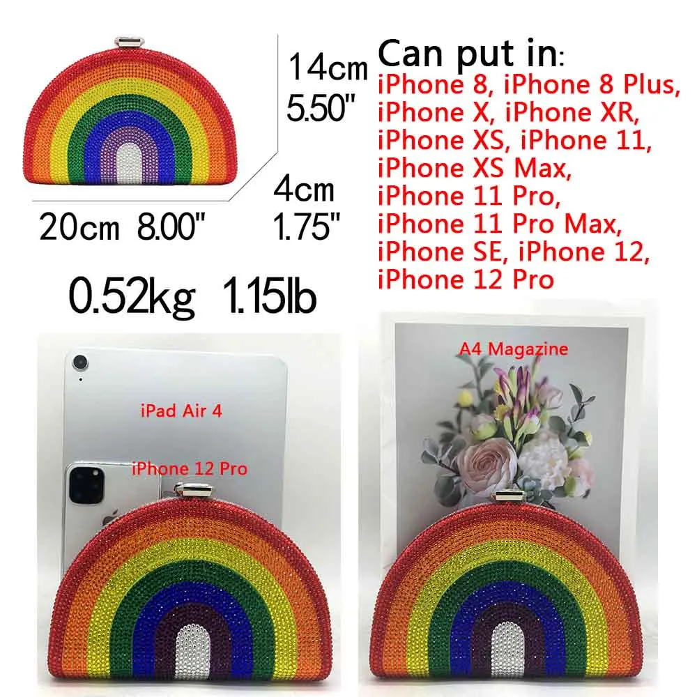 TEEK - Full Arch Rainbow Clutch
