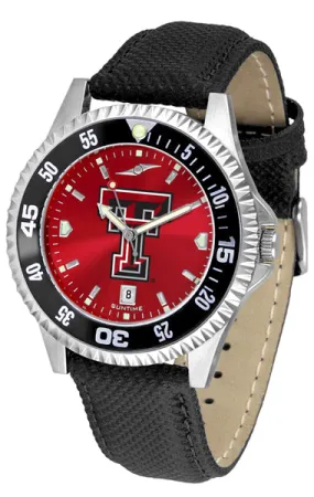 Texas Tech Competitor Men’s Watch - AnoChrome - Color Bezel