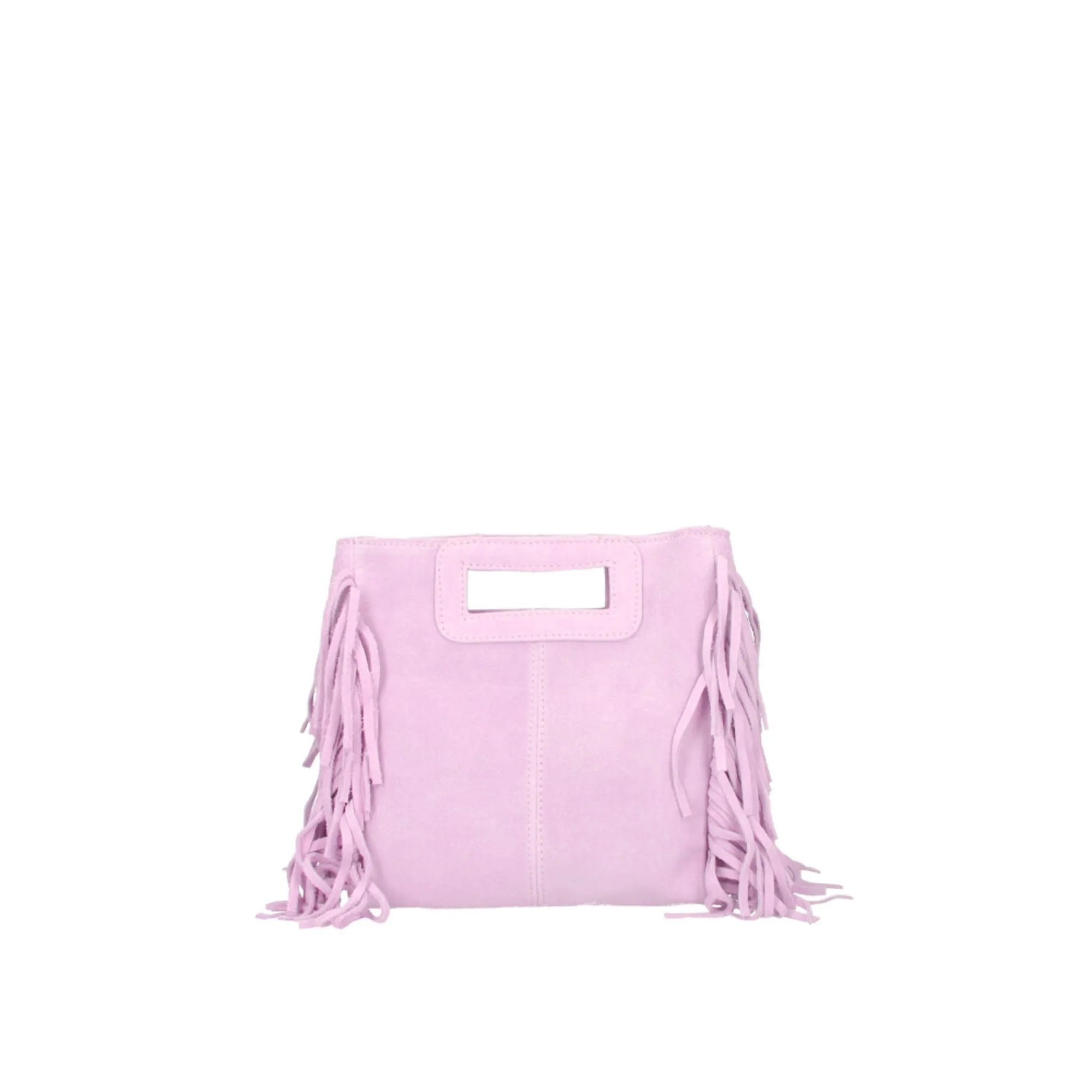 The Suede Fringed Square Bag