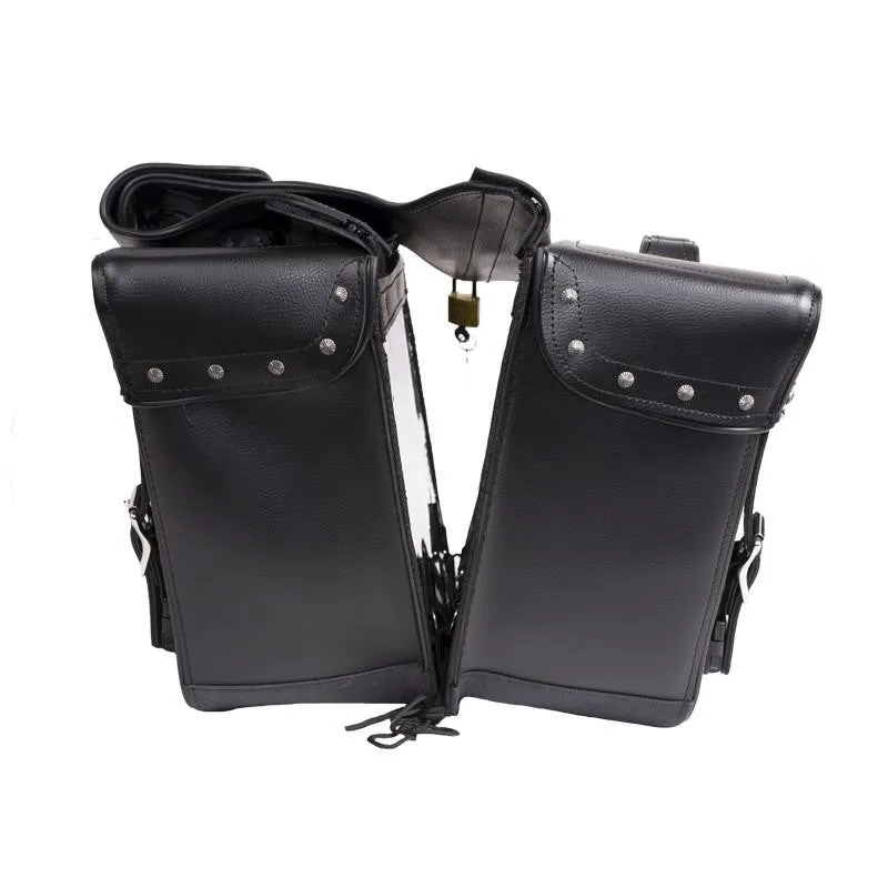 Throwover PVC Motorcycle Saddlebag