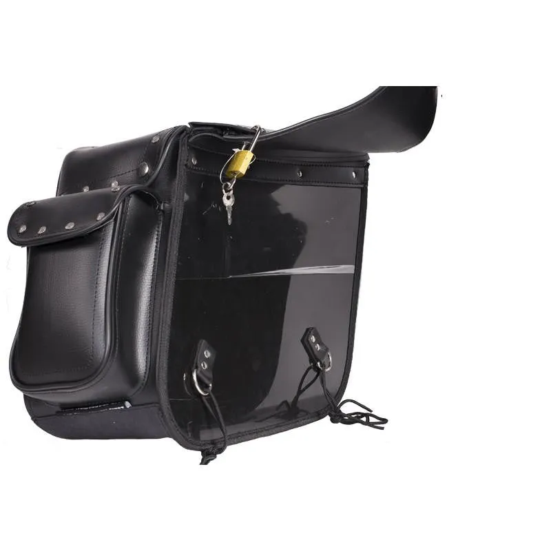 Throwover PVC Motorcycle Saddlebag