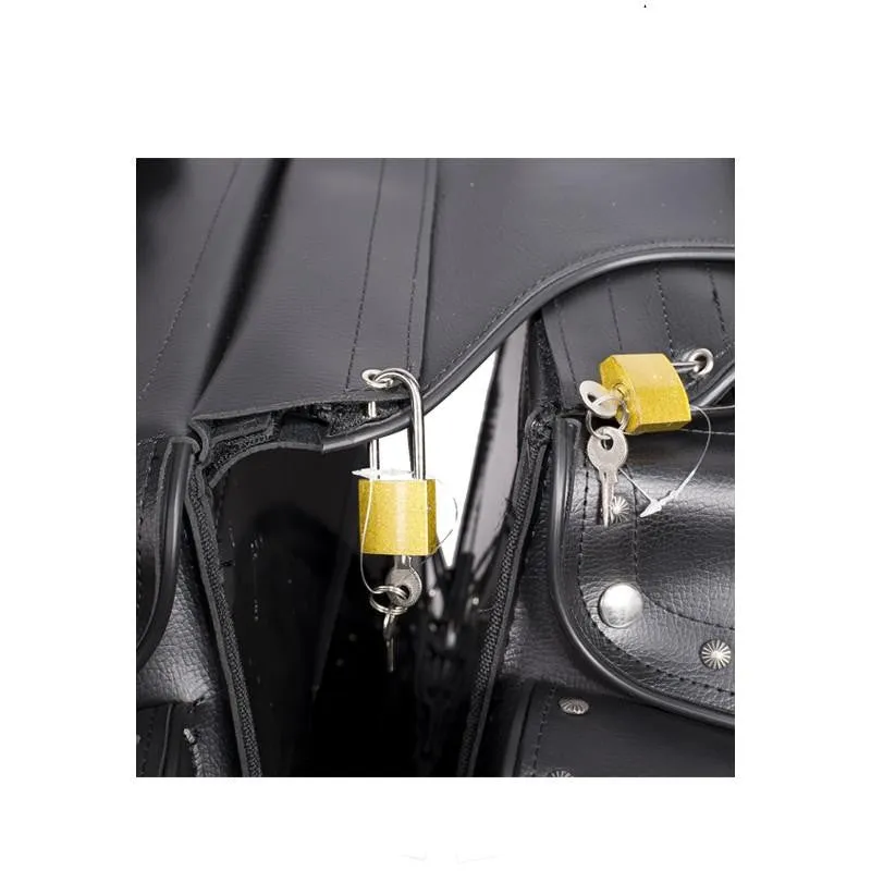 Throwover PVC Motorcycle Saddlebag