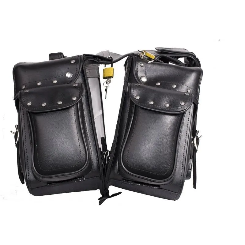 Throwover PVC Motorcycle Saddlebag