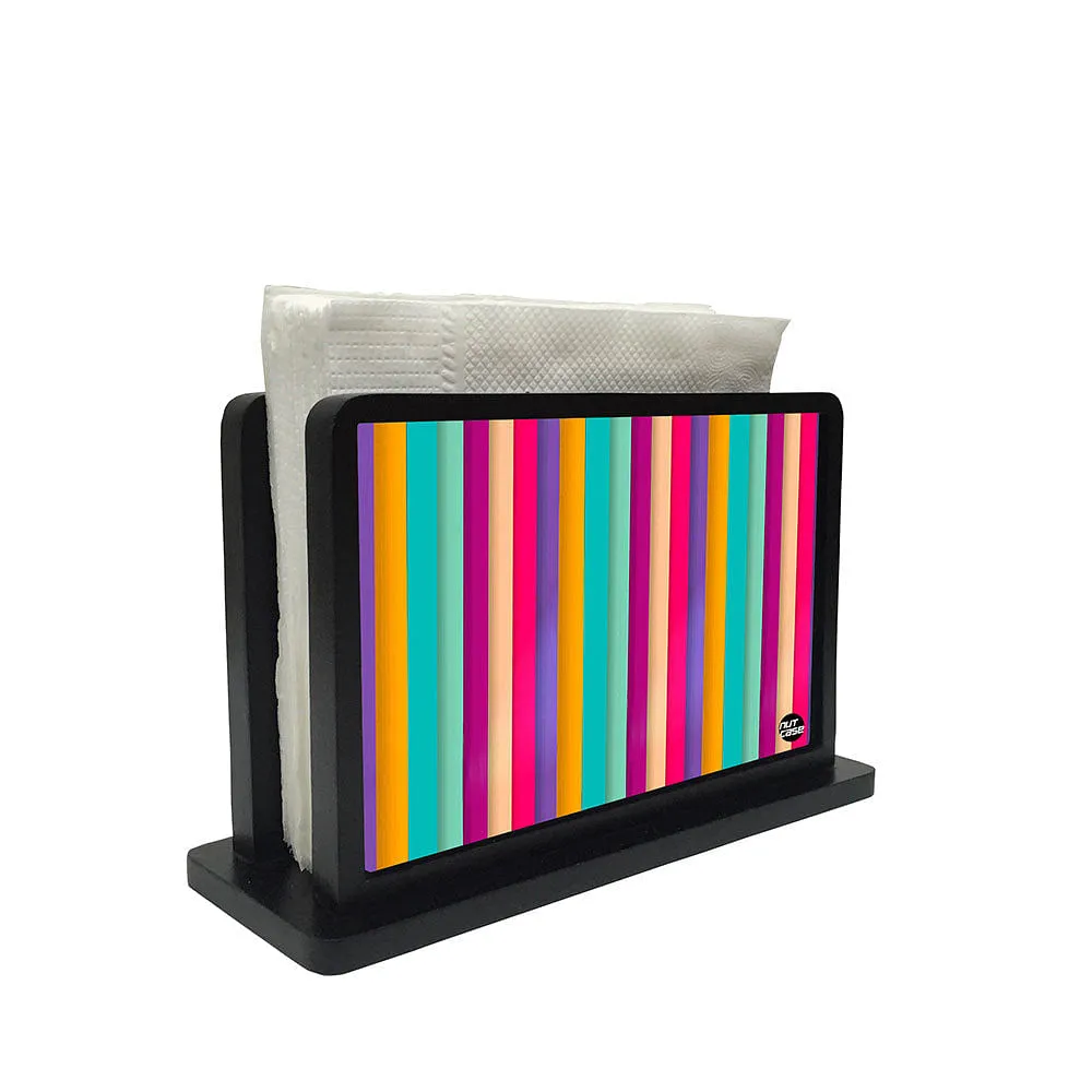 Tissue Holder Paper Napkin Stand - Line Pattern