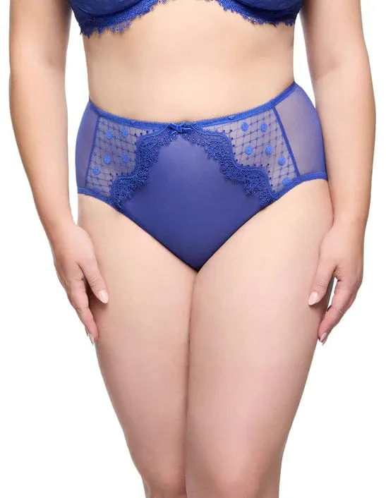Vedette High Waist Brief - Capri Blue