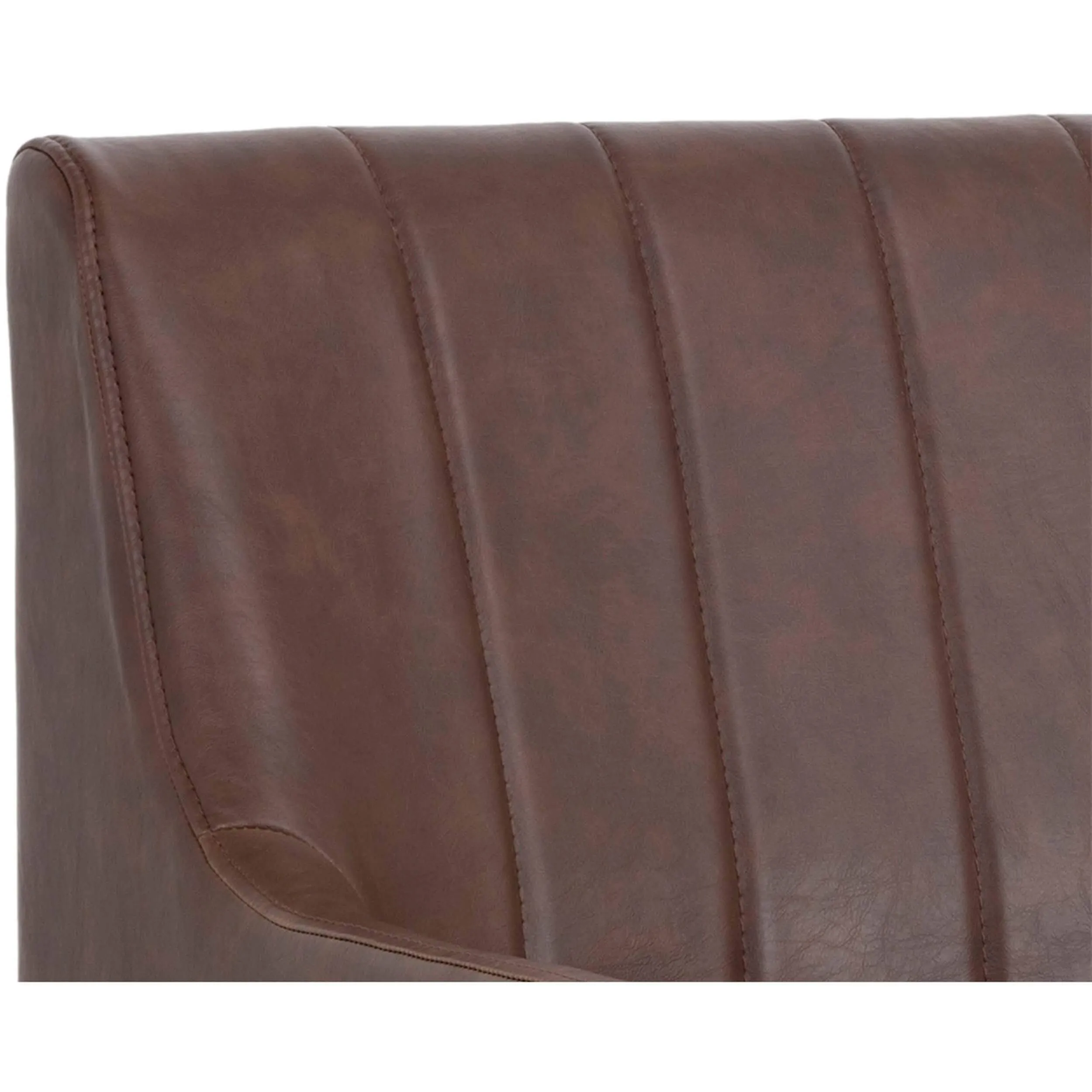 Wolfe Lounge Chair, Vintage Cognac