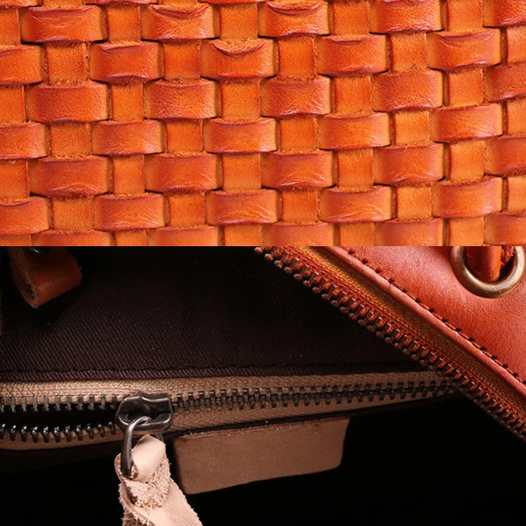 Womens Boho Round Leather Purse Cross Shoulder Bag Side Bag for Womens